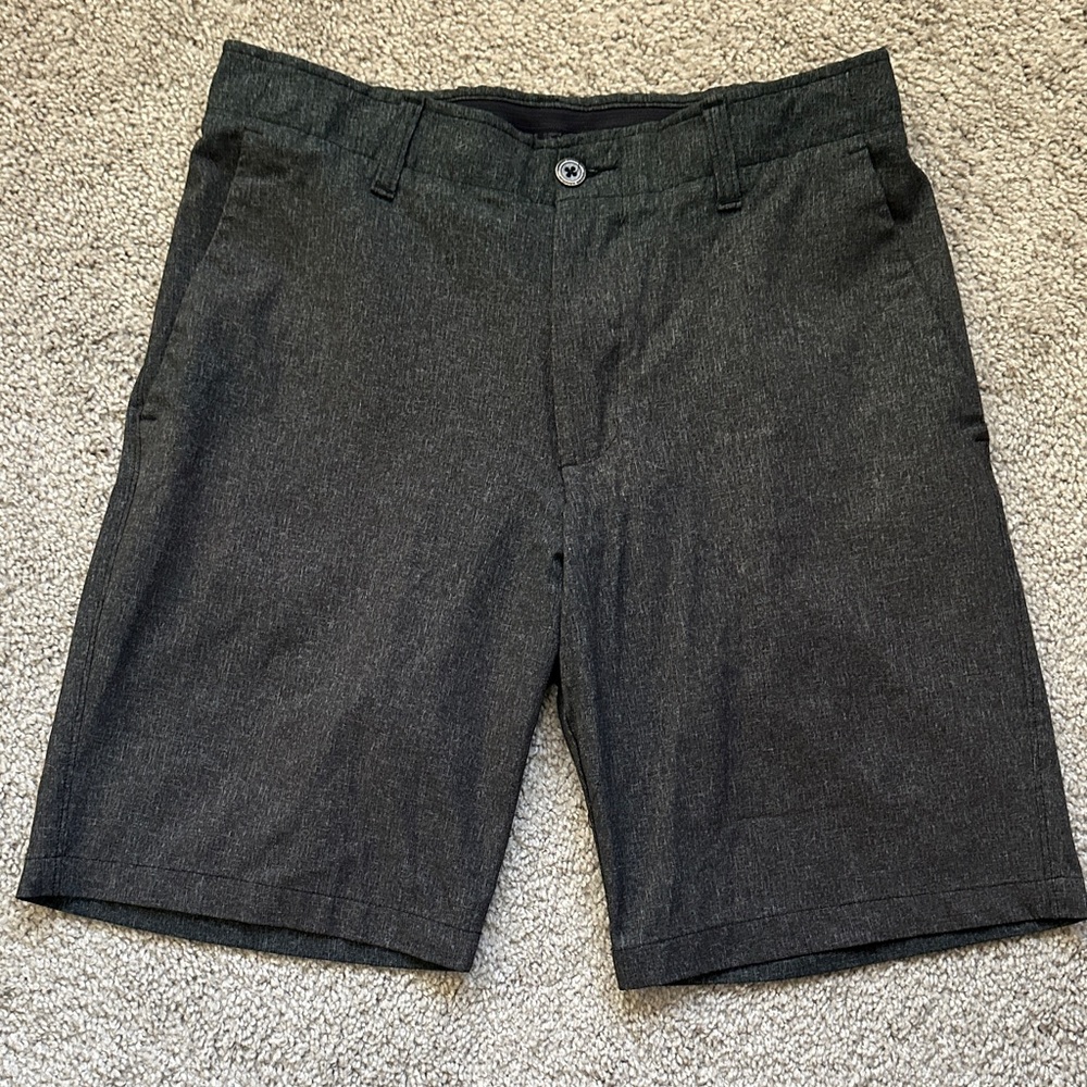Under Armour Charcoal Flat Front Shorts